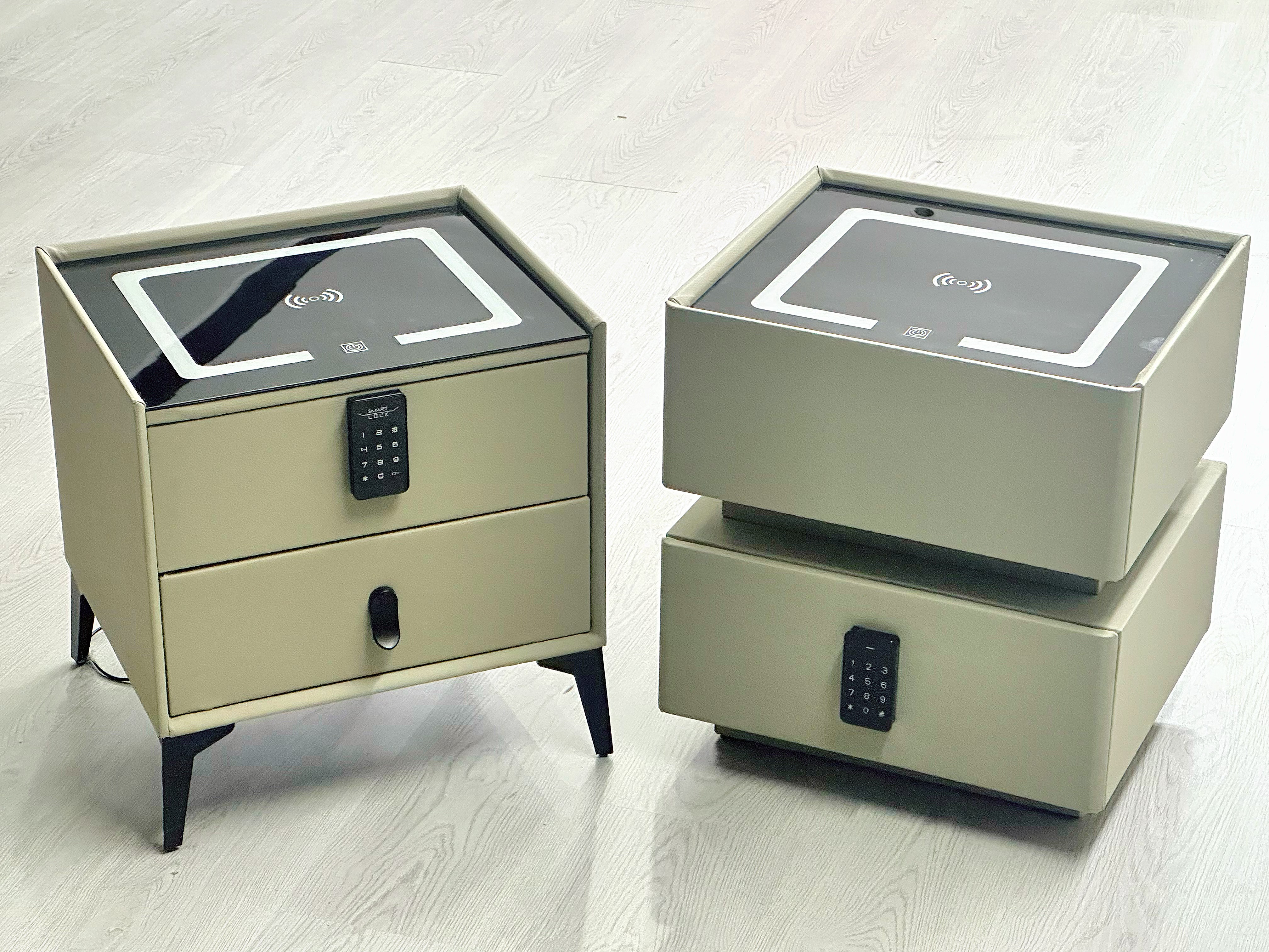 床头柜密码锁说明