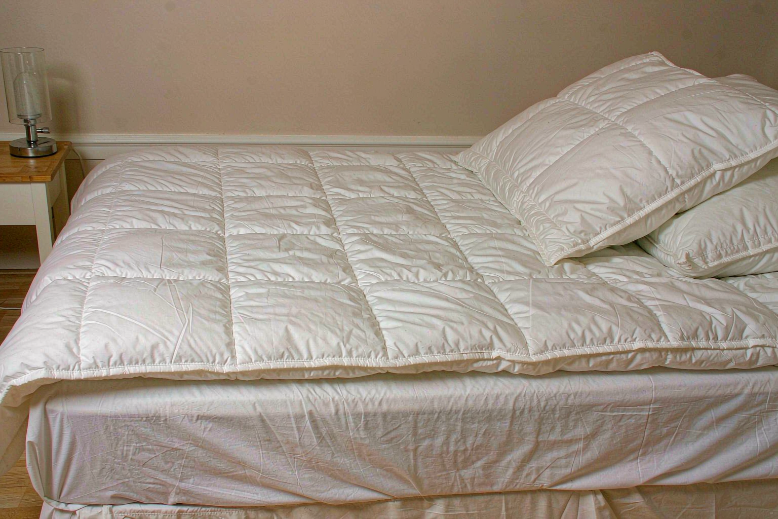 助眠床品与枕头搭配实拍